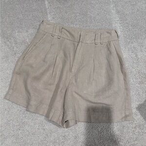 Free people linen shorts 0